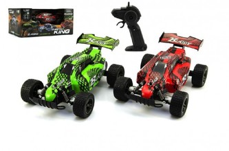 Auto RC Buggy plast s adaptérem na baterie 31 x 15 x 19 cm, 2 barvy (1ks v krabici)