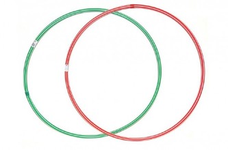 Obruč Hula Hop plast průměr 70cm asst 6 barev