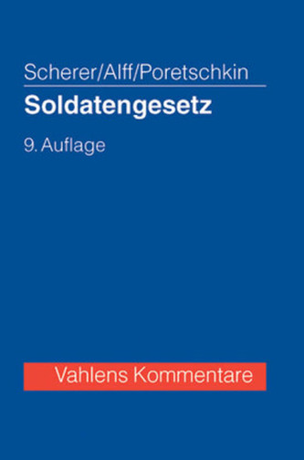 Soldatengesetz (SG) Kommentar