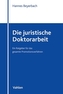 Die juristische Doktorarbeit