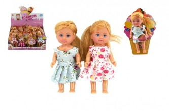 Panenka mini plast 12cm