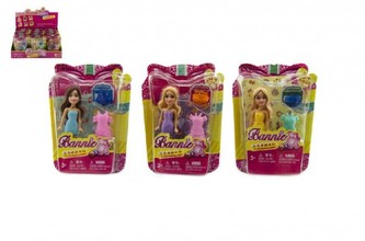 Panenka s doplňky plast 8cm