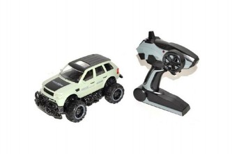 Auto terénní velká kola RC plast 22 cm na baterie, 2 barvy (1ks v krabici)