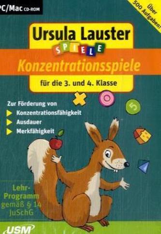 Konzentrationsspiele für die 3. und 4. Klasse, 1 CD-ROM