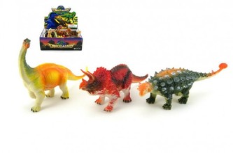 Dinosaurus plast 18cm, 12ks na výběr - 1 kus