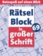 Rätselblock in großer Schrift. Bd.69