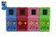 Digitální hra Brick Game Tetris hlavolam plast 14cm na baterie, 4 barvy, na kartě 13x21cm - 1 kus