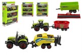 Sada farma zemědělské stroje 6ks plast/kov 4 druhy v krabici 21x27x5,5cm