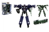 Transformer auto/robot policie plast 17cm asst 2 barvy v krabici 21x27x7,5cm