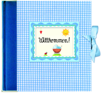Willkommen!, Fotoalbum (hellblau)