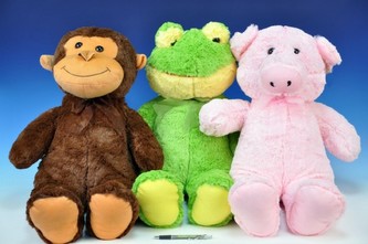 Zvířátko plyš 70 cm (1ks v sáčku) od 0 měsíců