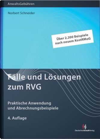 Fälle und Lösungen zum RVG
