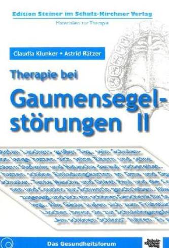 Therapie bei Gaumensegelstörungen. Bd.2
