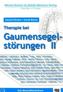 Therapie bei Gaumensegelstörungen. Bd.2