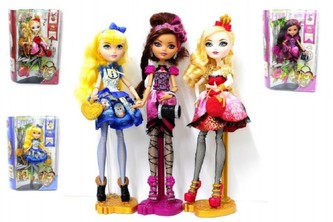Panenka Ever After High plast 28cm asst 3 druhy v krabici 22,5x32x7cm