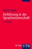 Einführung in die Sprachwissenschaft