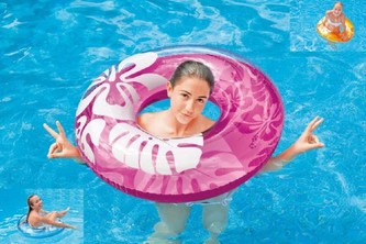 Kruh nafukovací v sáčku průměr 91cm, výběr ze 3 barev, od 9 let