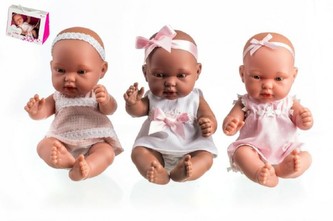 Panenka/miminko Arias pevné tělo vonící 26cm (1ks v dárkové krabičce)