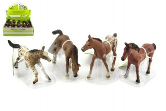 Kůň plast 10cm, různé druhy - 1 kus