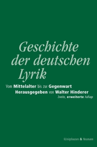 Geschichte der deutschen Lyrik