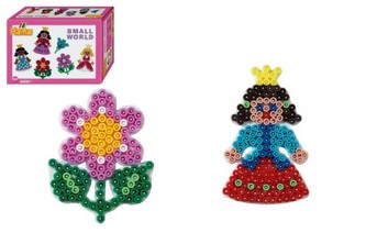 Zažehlovací korálky Malý svět - Princezna plast 2000ks v krabičce 18x12x6cm