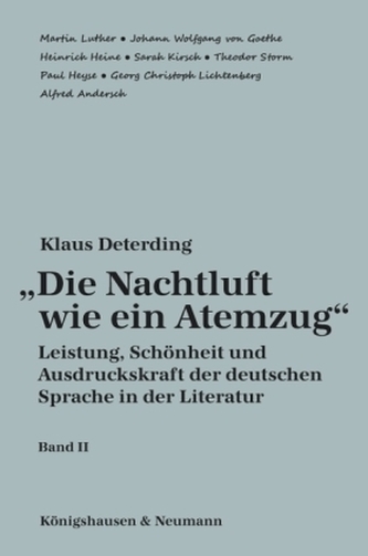 Die Nachtluft wie ein Atemzug. Bd.2