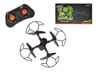 Dron RC bez kamery 19 cm Super-F, USB pro dobíjení na baterie, 2 barvy (1ks v krabičce) 14+