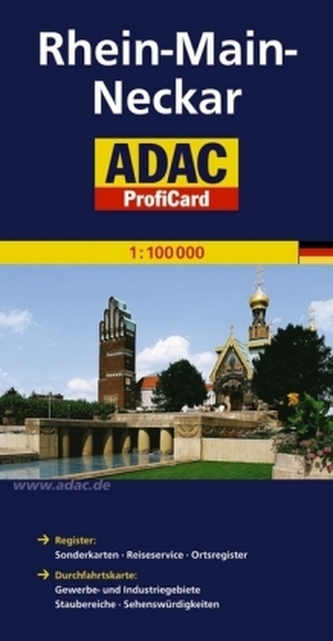 ADAC Karte Rhein-Main-Neckar