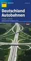 ADAC Karte Deutschand Autobahnen. German motorways