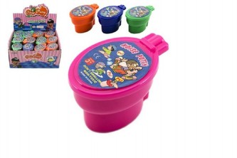 Sliz - hmota záchod prdící 7cm, 4 barvy - 1 kus