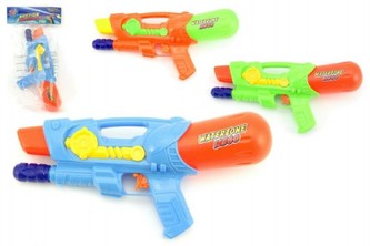 Vodní pistole 30cm plast asst 3 barvy v sáčku