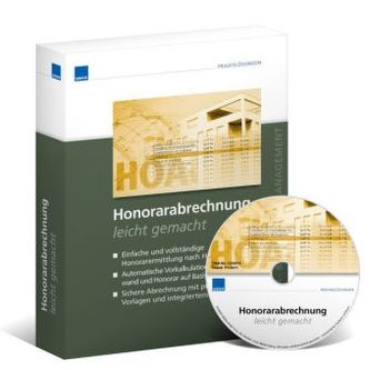 Honorarabrechnung leicht gemacht, CD-ROM