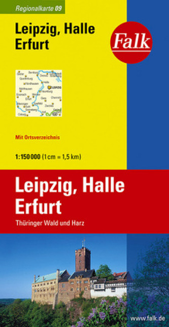 Falk Plan Leipzig, Halle, Erfurt