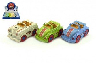 Auto kov 8cm 4 druhy na setrvačník 12ks v boxu