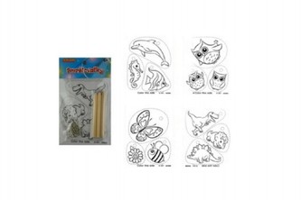 Smršťovačky jednorožec přívěšek  10x16cm - 1 kus