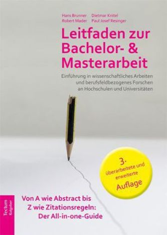 Leitfaden zur Bachelor- und Masterarbeit Leitfaden zur Bachelor- und Masterarbeit
