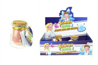 Vyrob si krystal sada 7cm ve skleněné dóze 12ks v boxu