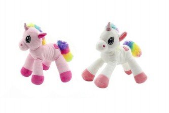 Jednorožec plyš 40cm 2 druhy v sáčku - 1 kus