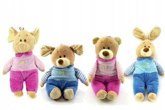 Zvířátko plyš 40cm asst 4 druhy