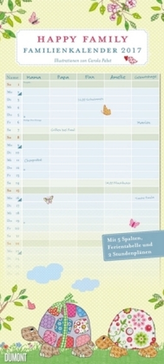 Happy Family, Familienkalender 2017