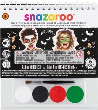 Snazaroo Barvy na obličej s postupem - Halloween