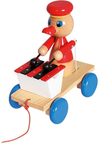 Tahací kačer s xylofonem