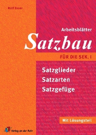 Arbeitsblätter Satzbau für Sek.I