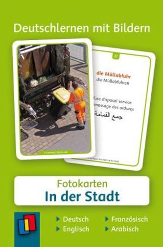 Deutschlernen mit Bildern: In der Stadt, Fotokarten