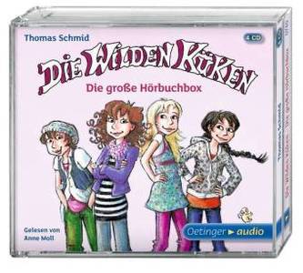 Die Wilden Küken - Die große Hörbuchbox, 4 Audio-CDs