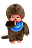 Monchhichi 20cm - kluk modrý bryndáček