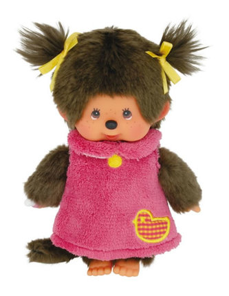 Monchhichi Exclusive - růžové froté