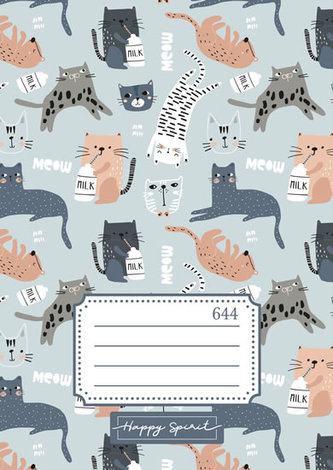 Školní sešit 644 Kočky - Sešity