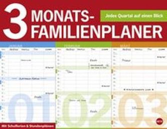 3-Monats-Familienplaner 2017