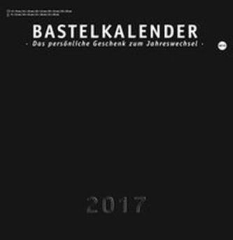 Bastelkalender schwarz klein 2017